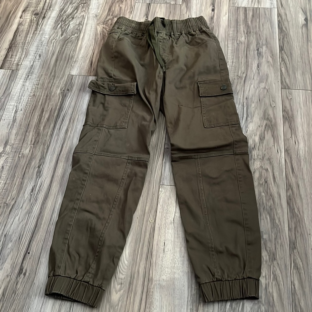 army green jeans,size 1,used